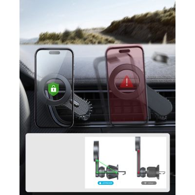 11. Magnetische Autohalterung für iPhone mit MagSafe Joyroom JR-ZS355 – Schwarz
