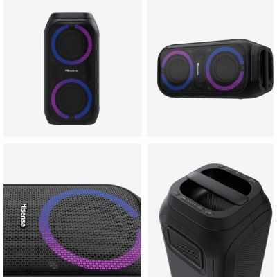 15. Hisense Party Rocket 160 Party-Lautsprecher Schwarz 160W