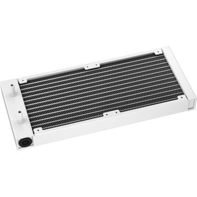 9. DeepCool LE240 WH V2 All-in-One-Flüssigkeitskühler für Prozessoren, 12 cm, Weiß, 1 Stück.