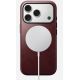 2. Nomad Moderne Lederhülle für 16 cm (6,3") Mobiltelefone, Burgunderrot