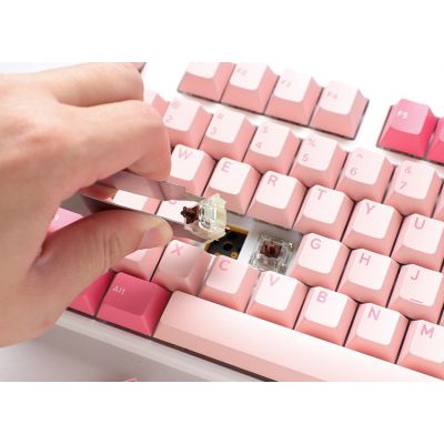 6. Ducky One 3 TKL Gaming USB QWERTY Englisch Pink Gaming-Tastatur
