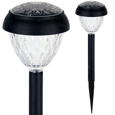 19. SOLARLAMPE KRISTALL 10X37CM