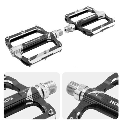 3. Rockbros K306-BK MTB-Fahrradpedale aus Aluminium – Schwarz