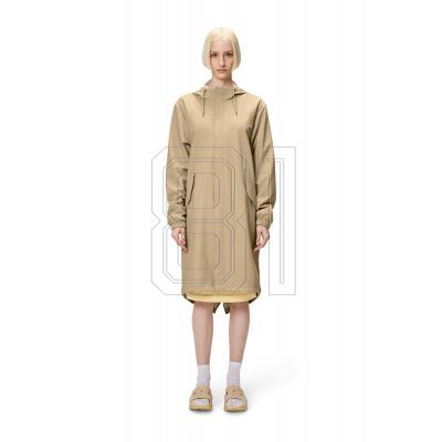 2. Rains Unisex Fishtail Parka W3 18140 24 SAND Regenmantel