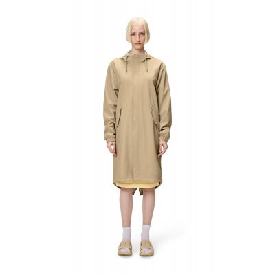 2. Rains Unisex Fishtail Parka W3 18140 24 SAND Regenmantel