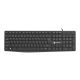 NATEC NAUTILUS US SLIM TASTATUR SCHWARZ NKL-1950