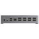 4. StarTech.com DK31C4DPPDUE Kabelgebundene Dockingstation USB 3.2 Gen 2 (3.1 Gen 2) Typ-C Schwarz, Grau