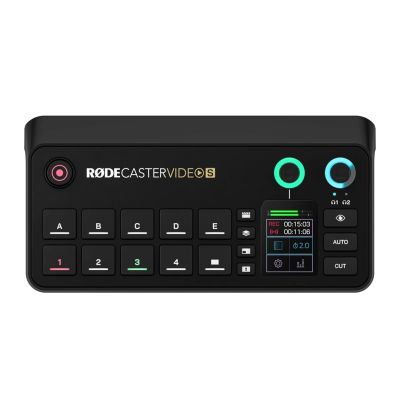 6. RODECaster Video S – Video- und Audioproduktionskonsole, kleine Version