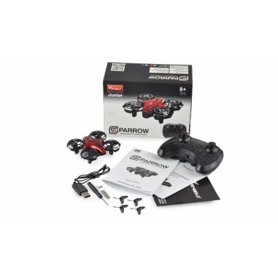 2. Amewi 25324 Mini-Drohne mit Kamera, 300 mAh, Schwarz, Rot