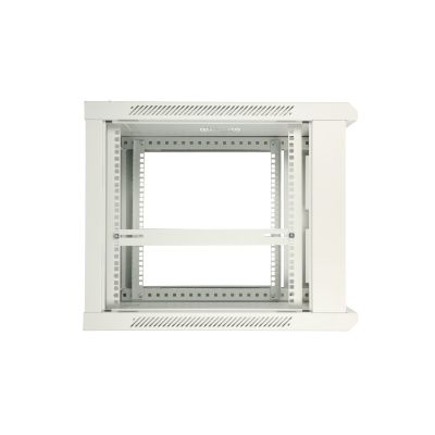 5. Extralink 12U 600x600 ASP Grauer Wandschrank, Tür aus massivem Blech