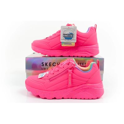 10. Skechers Uno Lite Kinder-Sportschuhe, rosa, bequem