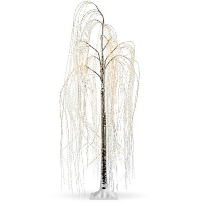 2. Dekorativer Weihnachtsbaum aus Weide mit 220 LEDs, Höhe: 150 cm