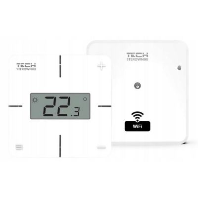Kabelloser Raumthermostat weiß T-2x Wi-Fi Tech Controller