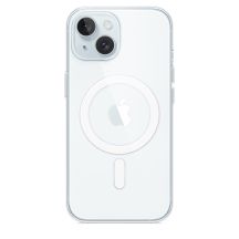 Apple - Rückseite für Mobiltelefone - MagSafe-kompatibel - Polycarbonat - Transparent - für iPhone 15 (MXRK3ZM/A)