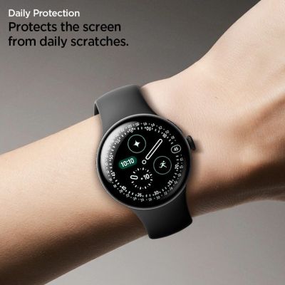10. Spigen Elite Shield EZ Fit 2er-Pack Hydrogelfolie für Google Pixel Watch 41 mm