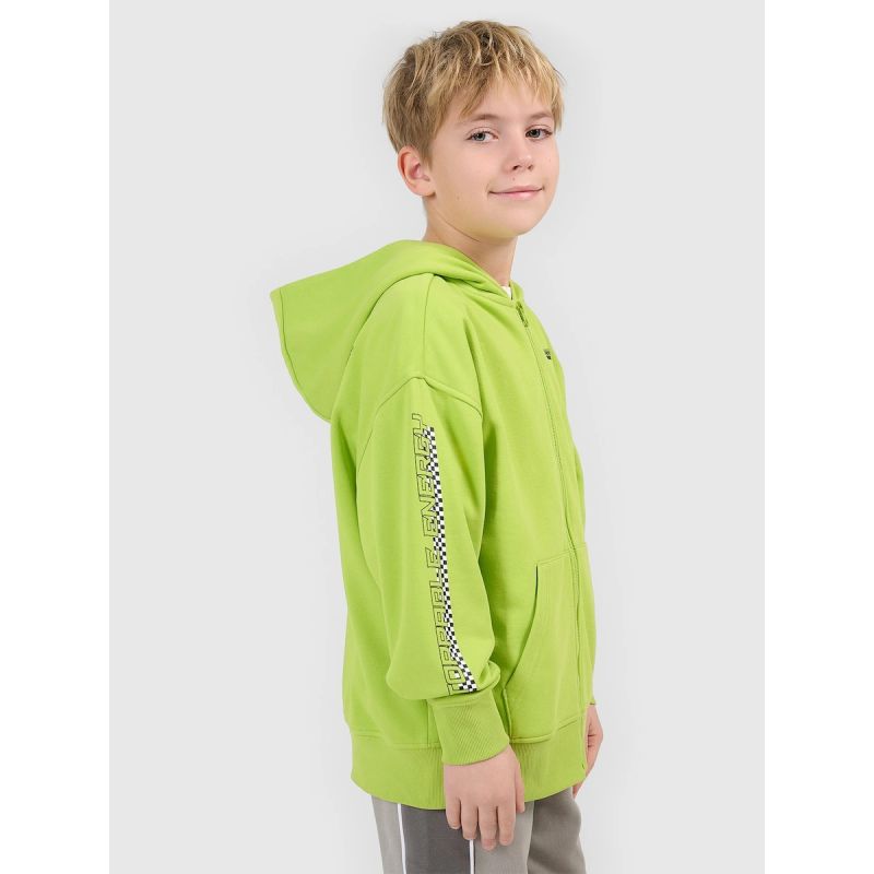 4. Jungen-Sweatjacke im Loose Fit mit Kapuze 4F 4FJRSS26TSWSM2817-45S