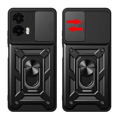 3. Tech-Protect CamShield Pro Hülle für Motorola Moto G35 5G – Schwarz
