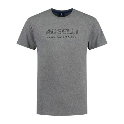 Rogelli Herren-T-Shirt LOGO grau L