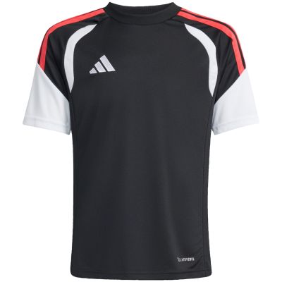 2. adidas Tiro 26 League Trikot für Kinder, schwarz und rot, KB1326