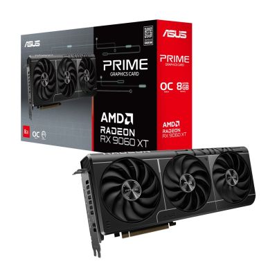 10. ASUS Prime -RX9060XT-O8G AMD Radeon RX 9060 XT 8GB GDDR6