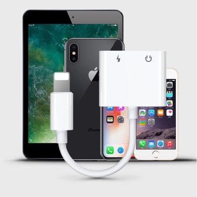 3. Joyroom Adapter S-Y104 Kopfhörer Lightning / 2x Lightning - weiß