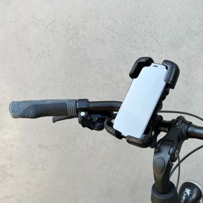 15. Wozinsky starker Handyhalter für Fahrrad-, Motorrad-, Rollerlenker, schwarz (WBHBK6)