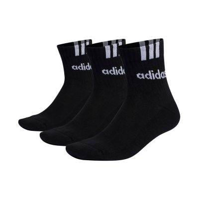 2. adidas Gepolsterte 3-Streifen Linear Half-Crew Socken IC1294