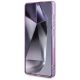5. Guess Glitzerblumen-Dreieckknöpfe MagSafe-Hülle für Samsung Galaxy S25 Ultra – Lila