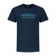 Rogelli Herren-T-Shirt LOGO marineblau L