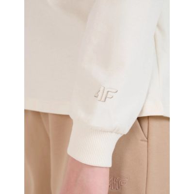 5. Langarmshirt Oversize glatt Mädchen 4F 4FJWSS25TLONF377-12S