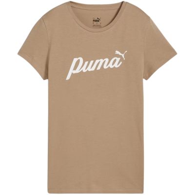 3. Puma ESS+Script Damen T-Shirt beige 679315 67