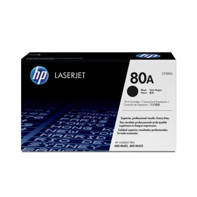 HP Schwarzer Toner HP 80A, HP80A=CF280A, 2700 Seiten