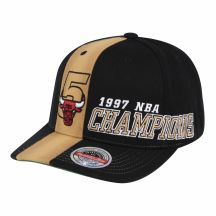 Mitchell & Ness NBA HWC Chicago Bulls 97 Champs Stretch Snapback Cap - HHSS1089-CBUYYPPPBLCK