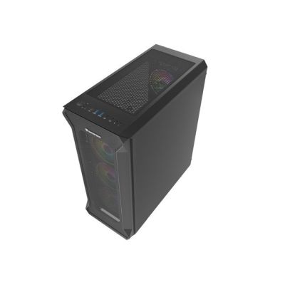 31. NATEC Genesis Irid 505 ARGB NPC-1518 Gehäuse (ATX, Micro-ATX, Mini-ITX; Schwarz)