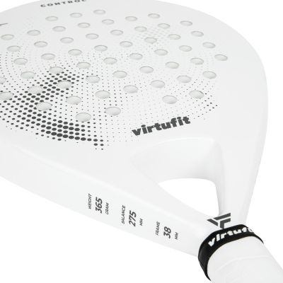 15. VIRTUFIT PADEL CONTROL SCHLÄGER - WEISS UND SCHWARZ