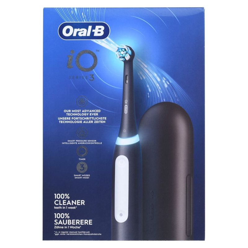 11. Oral-B 8006540731536 Elektrische Zahnbürste für Erwachsene, rotierende und pulsierende Zahnbürste, Schwarz/Weiß