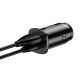 4. Baseus Square PPS Smart Mini Auto Ladegerät Autoadapter USB Quick Charge 4.0 QC 4.0 und USB-C PD 3.0 SCP schwarz (CCALL-AS01)