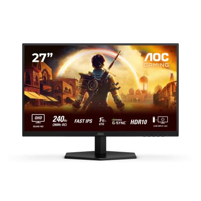 16. Monitor AOC Certified Q27G42ZE 27" IPS QHD 16:9 260 Hz 1 ms 2560 x 1440 Pixel 300 cd/m² Anzahl HDMI-Anschlüsse: 1 Schwarz