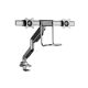 Zubehör: Tischhalterung 17"-32"/2TFT 360° Gasfeder 9 kg silber