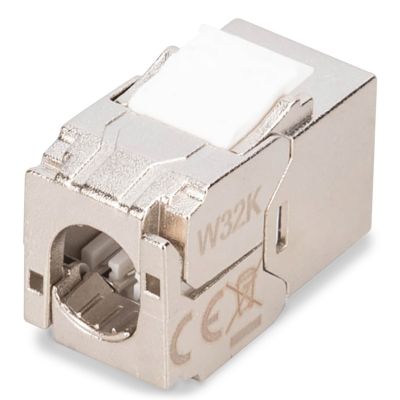 5. Digitus Compact CAT 6A Keystone-Modul, geschirmt, werkzeuglose Installation. 24 Stück.