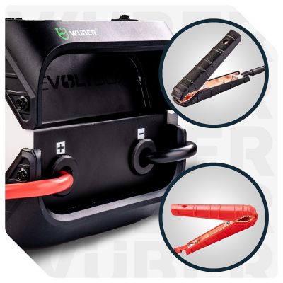 11. Automatisches Batterieladegerät mit Starthilfe 110 A W14015 WUBER