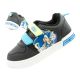 Leomil Sonic Kinder Sportschuhe Leichte Sneakers mit Klettverschluss Schwarz