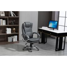 Activejet beheizter Massage-Bürostuhl YK7304 Grau