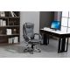 Activejet beheizter Massage-Bürostuhl YK7304 Grau