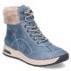 Gefütterte Damen-Ankle-Boots, blau, Rieker 44530-14