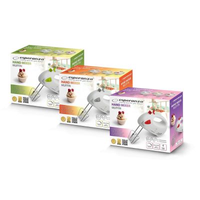 4. ESPERANZA Handmixer Muffin Grau 150W EKM007WE