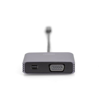 5. USB Typ C auf miniDisplayPort/VGA 4K 30Hz UHD Grafikadapterkabel 0,2 m