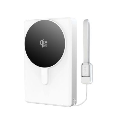 3. TECH-PROTECT PB40 LIFEMAG MAGSAFE POWERBANK 10000 mAh 25 W QI2.2 WEISS/SILBER