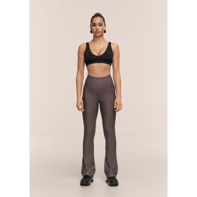 3. CASALL Damen-Schlaghose mit hohem Bund, Grau