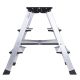 2. Treppo Klapptreppe 2x3 Stufen KRAUSE 126030
